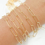 Load image into Gallery viewer, 768GF. 14K Gold Filled Paperclip Chain