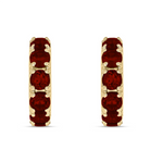 Load image into Gallery viewer, CMZ00096N. 14K Solid Gold Natural Gemstone Round Ring Slider