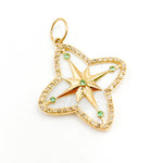 Load image into Gallery viewer, Shop Now 14K Solid Gold Star Pendant