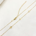 Load image into Gallery viewer, 14K Solid Gold Disc Necklace, Bracelet, and Anklet