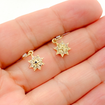 Load image into Gallery viewer, GDP431. 14K Solid Gold Diamond Star Charm