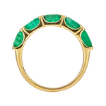 Load image into Gallery viewer, 14K Solid Yellow Gold Emerald Baguette Ring