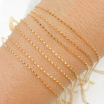 Load image into Gallery viewer, 887GF. 14K Gold Filled Oval Rolo Chain