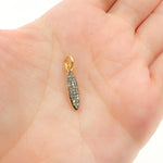 Load image into Gallery viewer, DC876. Diamond Sterling Silver Marquise Shape Charm