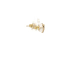 Load image into Gallery viewer, 14k Solid Gold Diamond Heart Studs. EFG52827
