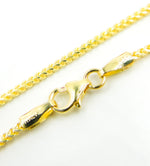 Load image into Gallery viewer, 14K Solid Gold Wheat Chain