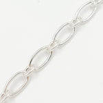Load image into Gallery viewer, Z63SS. Sterling Silver Smooth Oval Link Chain