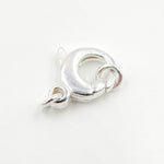 Load image into Gallery viewer, 14MM White Sterling Silver Trigger Clasp
