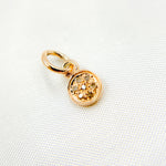 Load image into Gallery viewer, DC289. Diamond Sterling Silver Round Mini Charm