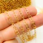 Load image into Gallery viewer, 678FGF. 14K Gold Filled Flat Oval Link Chain