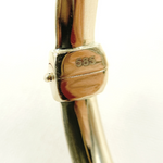 Load image into Gallery viewer, Bangle12. 14K Solid Gold Matte Textured Bangle