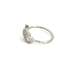 Load image into Gallery viewer, 14K Solid White Gold Arrow Ring.