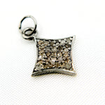 Load image into Gallery viewer, DC282. Diamond Sterling Silver Diamond Shape Charm