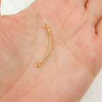 Load image into Gallery viewer, DC071. Diamond Sterling Silver Bar Pendant