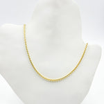 Load image into Gallery viewer, 135HVI0934000. 14k Solid Yellow Gold Venetian Box Link Chain