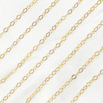 Load image into Gallery viewer, Buy Now Filled Flat Oval Link Chains