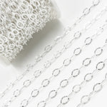 Load image into Gallery viewer, Shop Sterling Silver Oval Textured Cable Link Chain