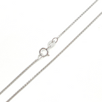Load image into Gallery viewer, 14K Solid White Gold Wheat Chain