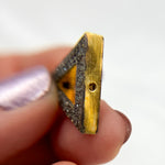 Load image into Gallery viewer, DC840. Diamond Sterling Silver Triangle Bead