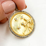 Load image into Gallery viewer, DP664. Diamond Sterling Silver Zodiac (Libra) Pendant