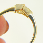 Load image into Gallery viewer, 14K Solid Gold Heart Diamond Ring.