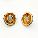 Load image into Gallery viewer, DC477. Diamond Sterling Silver Magnetic Round Clasp