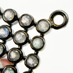 Load image into Gallery viewer, Shop Sterling Silver Square Connector with Gemstone