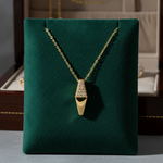 Load image into Gallery viewer, DHP00179. 14K Solid Gold Diamond Rhombus Pendant Necklace