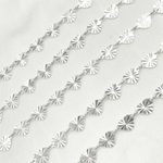 Load image into Gallery viewer, Sterling Silver Diamond Cut Hearts