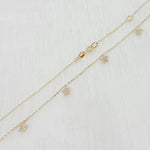 Load image into Gallery viewer, Solid Gold Diamond Star Dangle Necklaces