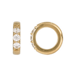 Load image into Gallery viewer, CMA00104. 14K Solid Gold Diamond Ring Charm