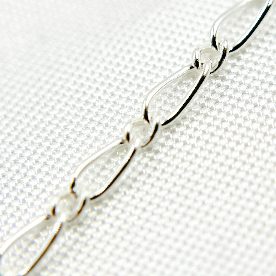 Sterling Silver Figaro Chain