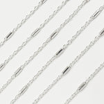 Load image into Gallery viewer, Silver Satellite Tube Chain