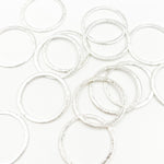 Load image into Gallery viewer, White Sterling Silver Ring Connector