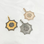 Load image into Gallery viewer, DP136. Diamond Sterling Silver Fancy Shape Pendant