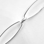 Load image into Gallery viewer, V159SS. Sterling Silver Long & Short Oval Link