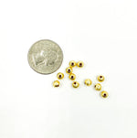 Load image into Gallery viewer, 925 Sterling Silver Gold Plate Velvet 5mm Beads
