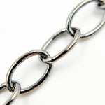 Load image into Gallery viewer, Silver Smooth Oval Link Chain
