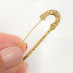 Load image into Gallery viewer, Silver Safety Pin Pendant