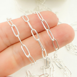 Load image into Gallery viewer, Sterling Silver Paperclip Chain