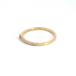 Load image into Gallery viewer, 14k Solid Gold Diamond Ring.
