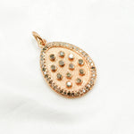 Load image into Gallery viewer, Buy Silver Drop Pendant with Gemstone