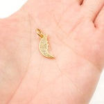 Load image into Gallery viewer, Silver Moon Charm