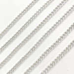 Load image into Gallery viewer, Silver Curb Chains