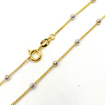 Load image into Gallery viewer, Buy Now 14K Solid Gold Satellite Yellow and White Gold Chain