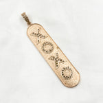Load image into Gallery viewer, DP133. Diamond Sterling Silver Long Oval XOXO Pendant