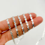 Load image into Gallery viewer, Z120SS. Sterling Silver Textured Marina Chain