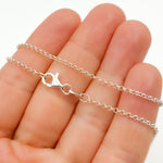 Load image into Gallery viewer, 12SSN. Sterling Silver Rolo Necklace