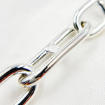 Load image into Gallery viewer, Silver Hollow Marina Link Chain