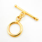 Load image into Gallery viewer, Buy Gold Plated Sterling Silver Toggle Clasp